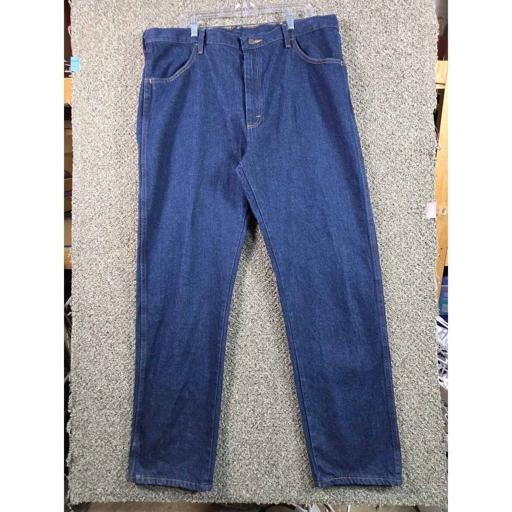 Rustler Regular Fit Jeans Mens 40x32 Blue‎ Heavyweight Cotton Western Work NWT